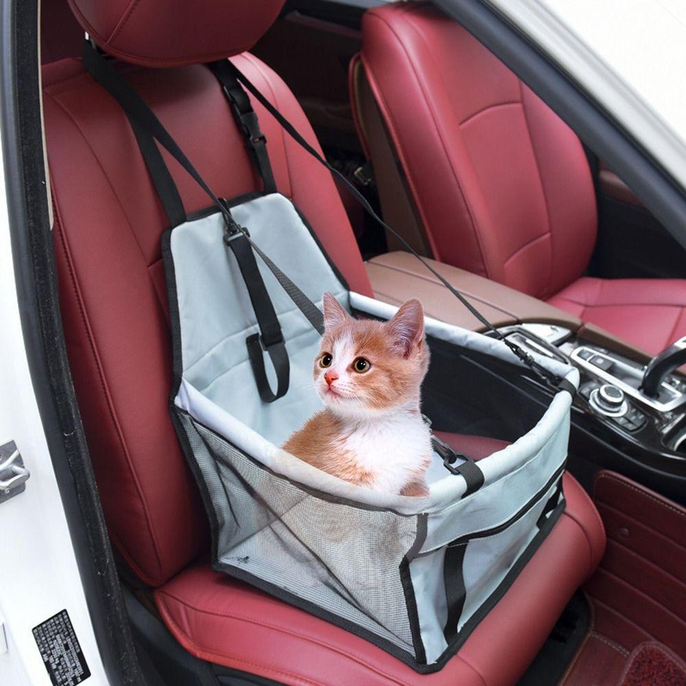 Safe Waterproof Dog/Cat Car Seat Cushion Scratch Proof Foldable Pet Carrier Bag Hanging Pet Safety Bag Travel