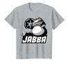 Kids' Star Wars Jabba The Hutt Black & White Graphic T-Shirt_