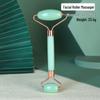 Heart-Shaped Rose Quartz Dual Roller & Massage Board Set - Non-Jade White Facial Tool