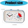 Visual Homework Clock for Kids and Students, Desk Alarm Clock for Reading Practice, Quiet Work and Routine Use