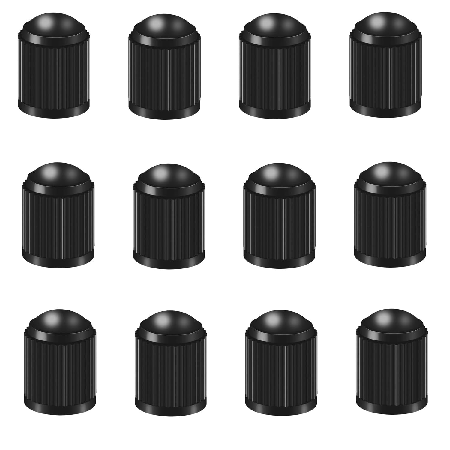 

YaoooosF Tire Valve Cap Plastic Tire Air Valve Stem Cap Tire Wheel Rim Dust чёрный