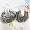 Retro Bohomian Antique Bronze Hoop Earrings for Women Niche Design Hollow Design Earring Daily Wear Party Jewelry Gifts
