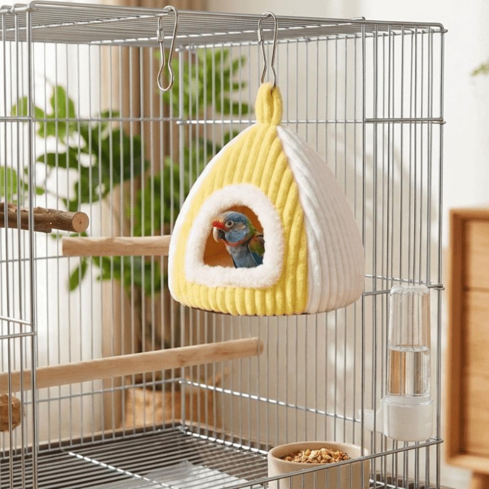 Bite Resistant Winter Bird House Warm Bird Hanging Hammock Windproof Bird Sleeping Nest Autumn