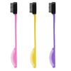 3Pcs Silicone Makeup Tool Set Double Sided Brow Brush And Hair Styler For Quick Touches Ups Travel