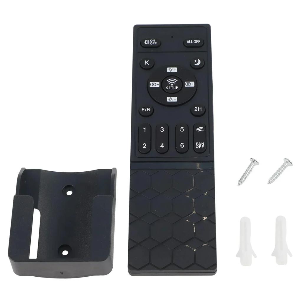 Ceiling Fan Remote Control with Invisible Light DC Stepless Dimming Inverter Controller 6 Speed Fan Speed Settings Timer