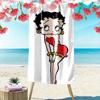 Betty Boop Beach Towel, Large Soft Quick Dry Towel for Beach Camping Swimming
