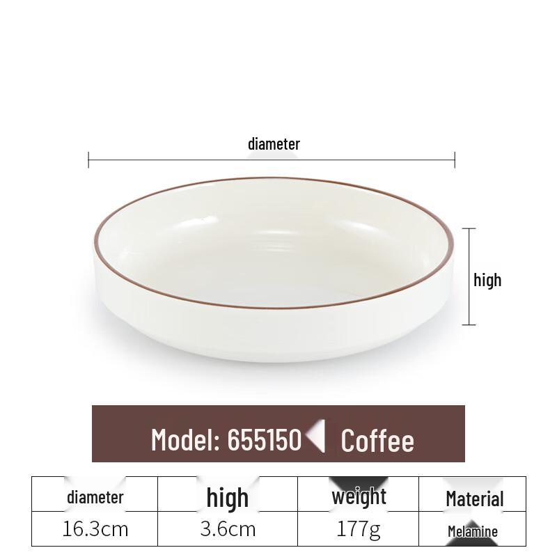 

Wuhe Japanese Style Melamine Small Sauce Plate