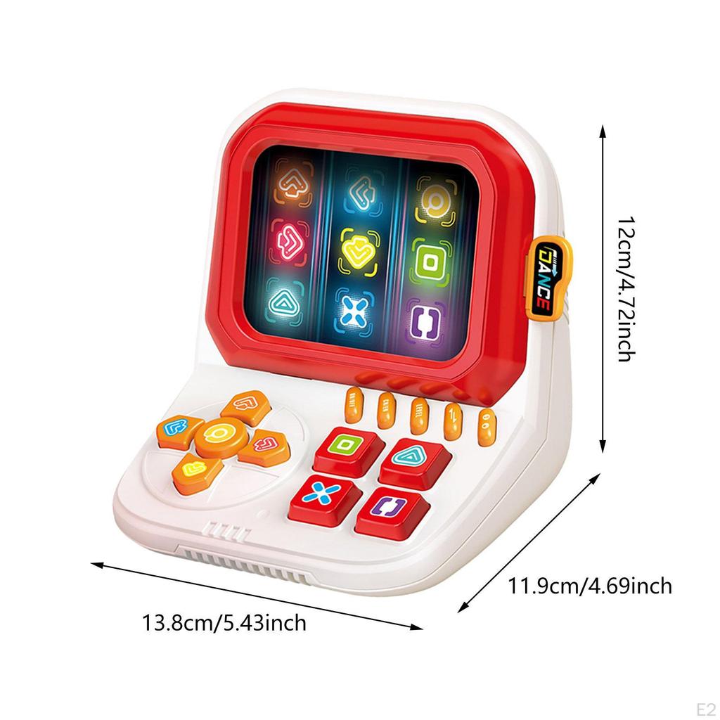 Finger Dancing Game Console Fast Push Light up Fidget Mini Arcade Games for Children