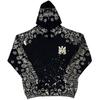 Used [Parallel Import] AMIRI BANDANA BLEACH ALL OVER HOODIE (Black) (M)