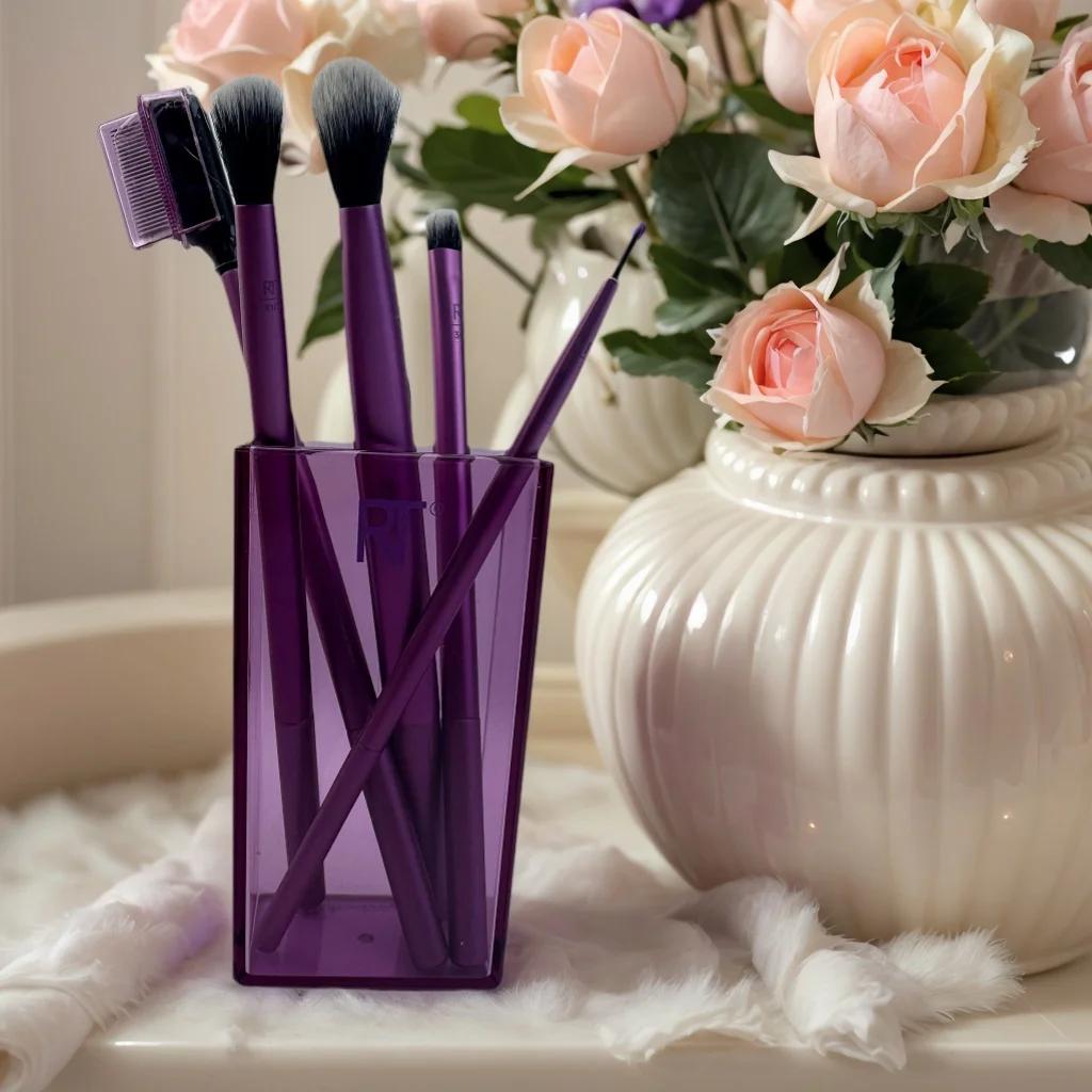 Real Techniques Makeup Brushes Set Soft Fluffy Cosmetics Foundation Powder Face Eyeshadow flashing Makeup Brush Beauty Tools