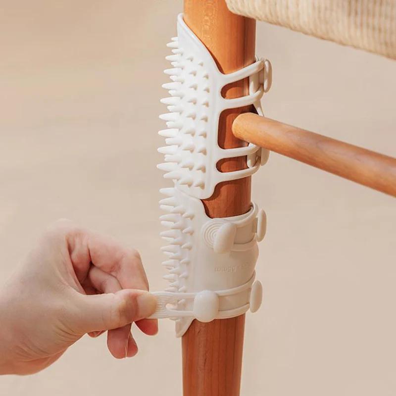 Pet Cat Hair Removal Massage Comb Cats Scratching Rubbing Brush Kitten Grooming Self Cleaning Desk Cat Scratcher Combs