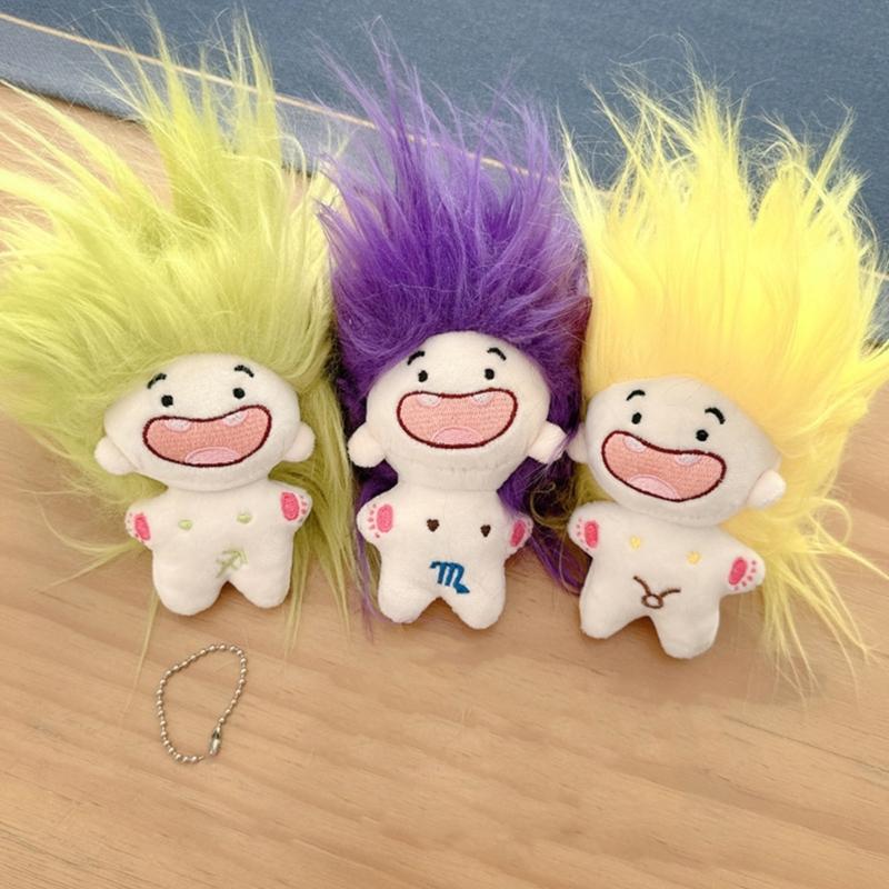 12 Colors Plush Stuffed Keychain Funny Toothless Dolls Pendant Keyring for Car Keys Bag Backpack Decor Kids Toy Gift