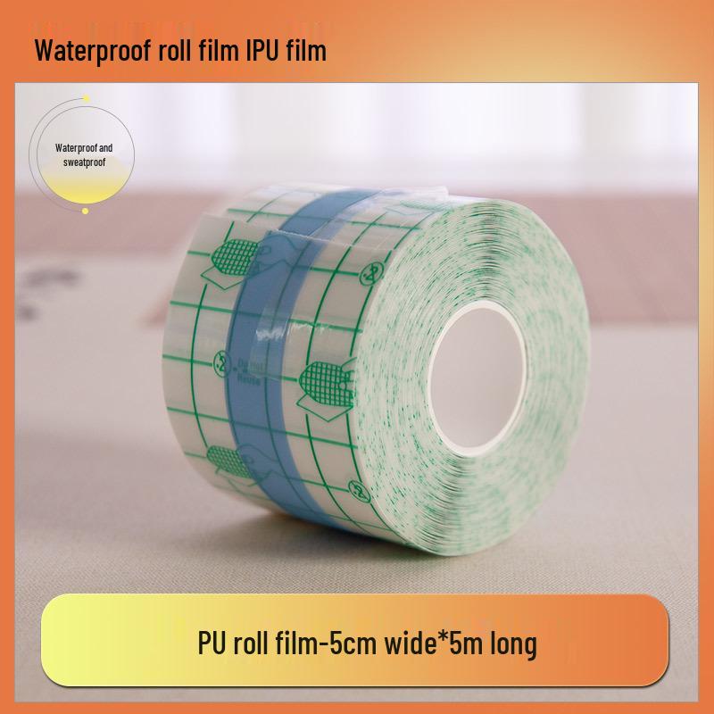 

Рулон водонепроницаемой полиуретановой пленки Ruobang: Наклейка для перевязки ран для купания и плавания 1 roll