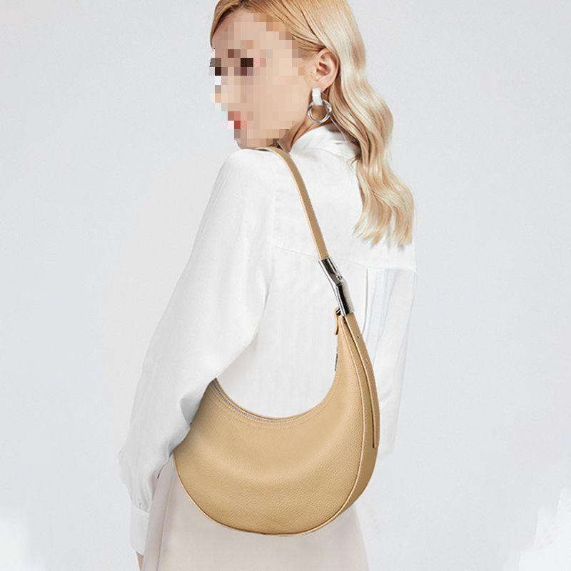 2025 Wszechstronna Torebka Półksiężycowa w Stylu Koreańskim na Wiosnę/Lato