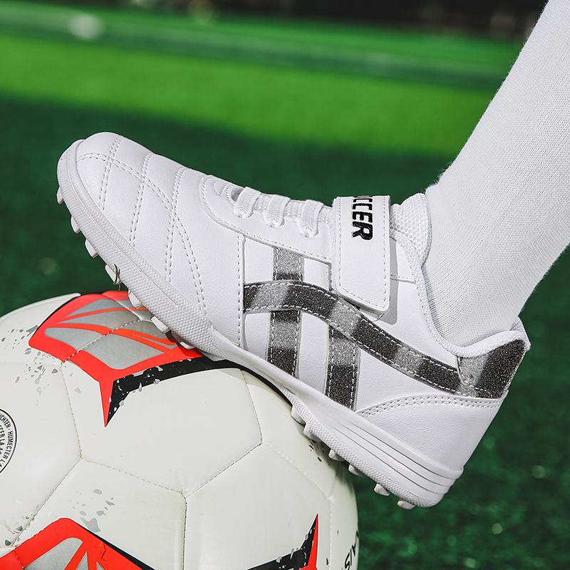 29-39 נעלי כדורגל לילדים חדשים עם פקקים שבורים, אימון ספורט חוץ, נעלי כדורגל לסטודנטים