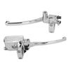 2pcs 1in Brake Clutch Master Lever Aluminum Alloy Universal Accessory for Motorcycle