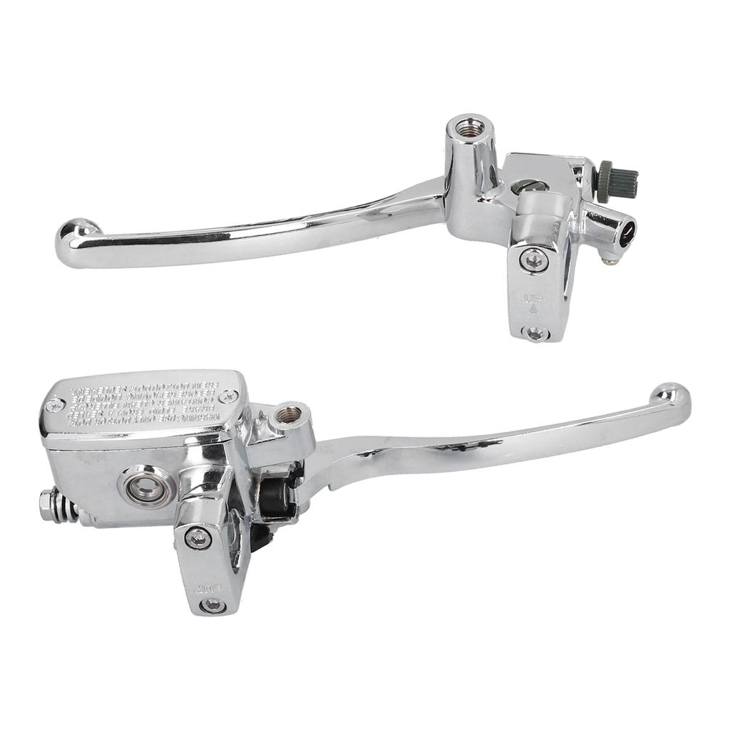 2pcs 1in Brake Clutch Master Lever Aluminum Alloy Universal Accessory for Motorcycle