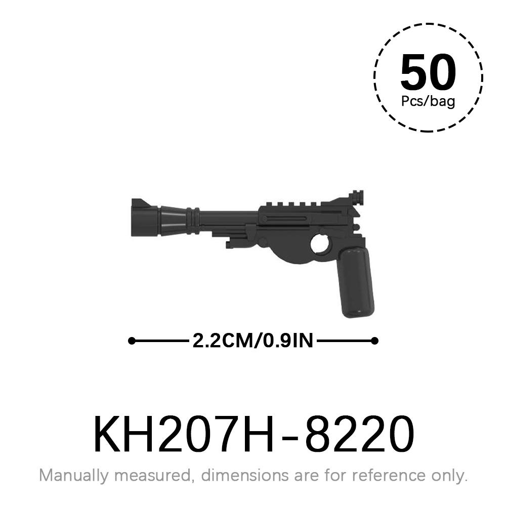 50pcs/lot Military Weapons Set SWAT WW2 Action Figures Parts MOC Bricks Star WW2 Corps Gun Accessories Building Blocks Kids Toys