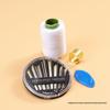 Mending Handmade Needle and Thread Set: White & Black Sewing Threads for Clothes