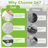 Clear Plastic Tarps Heavy Duty Waterproof 4x8 FT,Green House Plastic Covering Sheeting,UV Resistant Greenhouse Cover Clear Tarp with Grommets