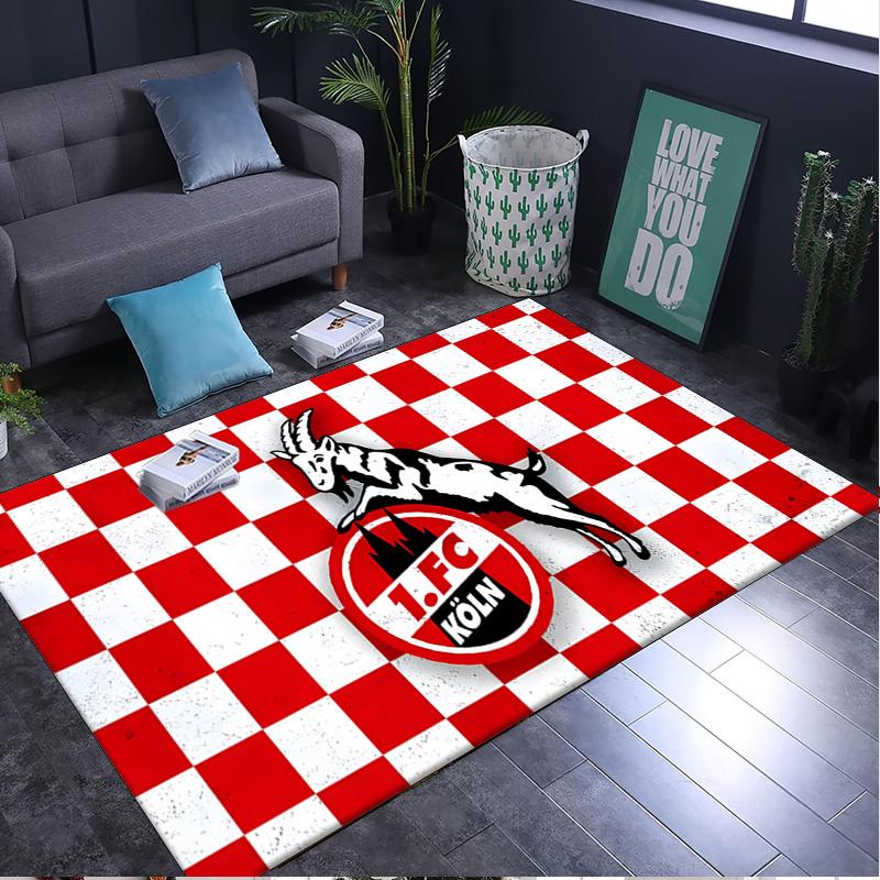 1PC rug Koln Goat Logo Carpet, Chair Rug,Area Rug for Office Bedroom living rooms bedroom, Doormat decor Christmas fan gifts
