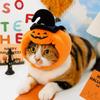 Pumpkin Dogs Hat Soft Cat Headgear Funny Pet Halloween Hat  Dress Up
