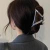 Woman Triangle Design Hair Claws Ladies Fashion Washing Face Hair Clips Hairpins Girls Metal Hair Accessories