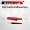 A96I-Solid Woodworking Carpenter Pencil Mechanical Construction Marking Scriber 3 Colors Refill Built-In Sharpener Red