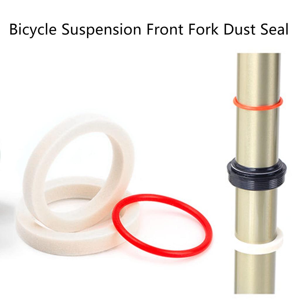 Mountain Bike Suspension Front Fork Dust Seal Seal Sponge Ring 34mm Inner Tube Dust Cover Maintenance Repair Parts