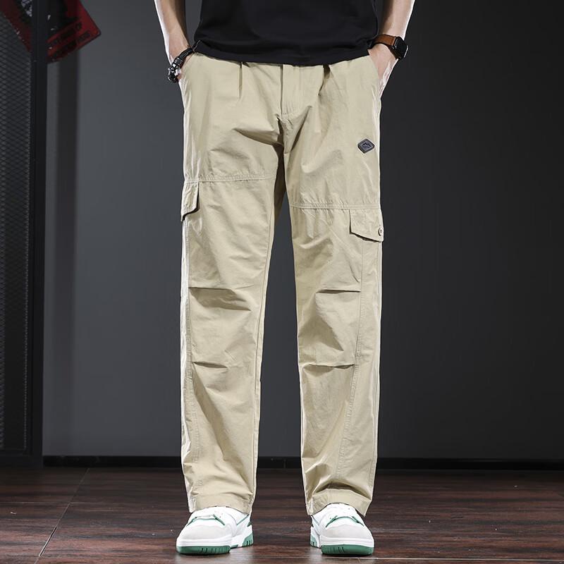 

Мужские весенние свободные прямые брюки-карго JAYRENO для активного отдыха 4XL