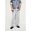 H M Super Baggy Jeans ligHt Grey