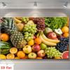 2D Tropical Fruit Mix Backdrop Food & Kitchen Photoshoot Background