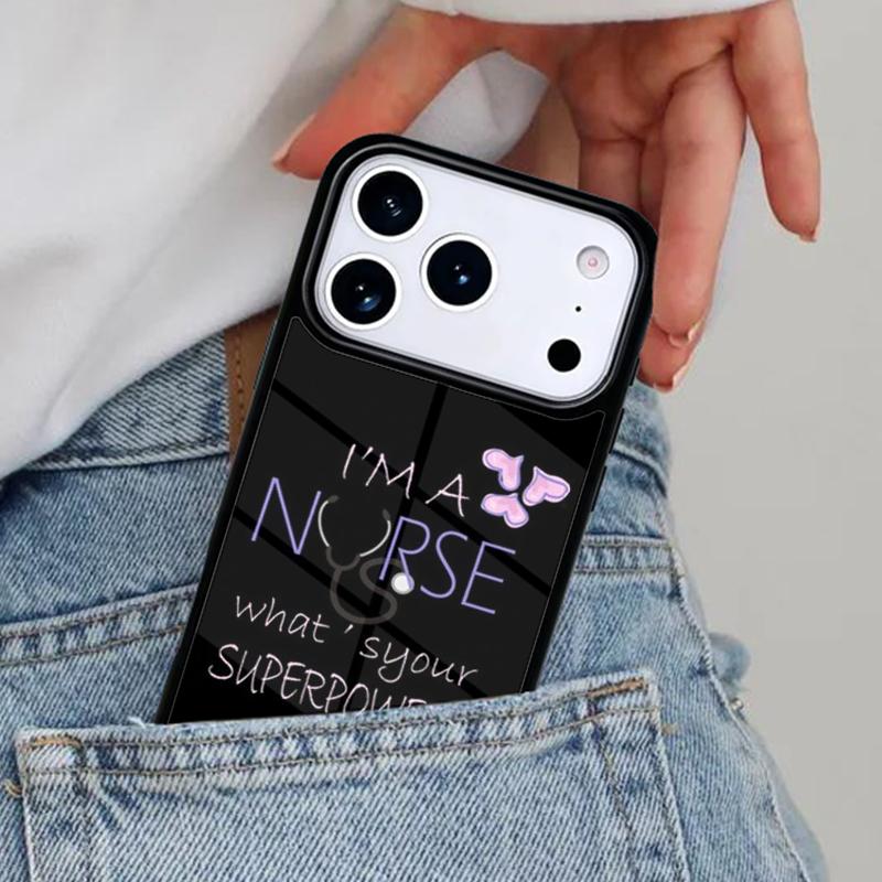 Cute Doctor Nurse Medical Medicine Health Soft Phone Case for iPhone 16e 15 14 13 12 17 Pro Max Plus Air 17pro Cover Coque