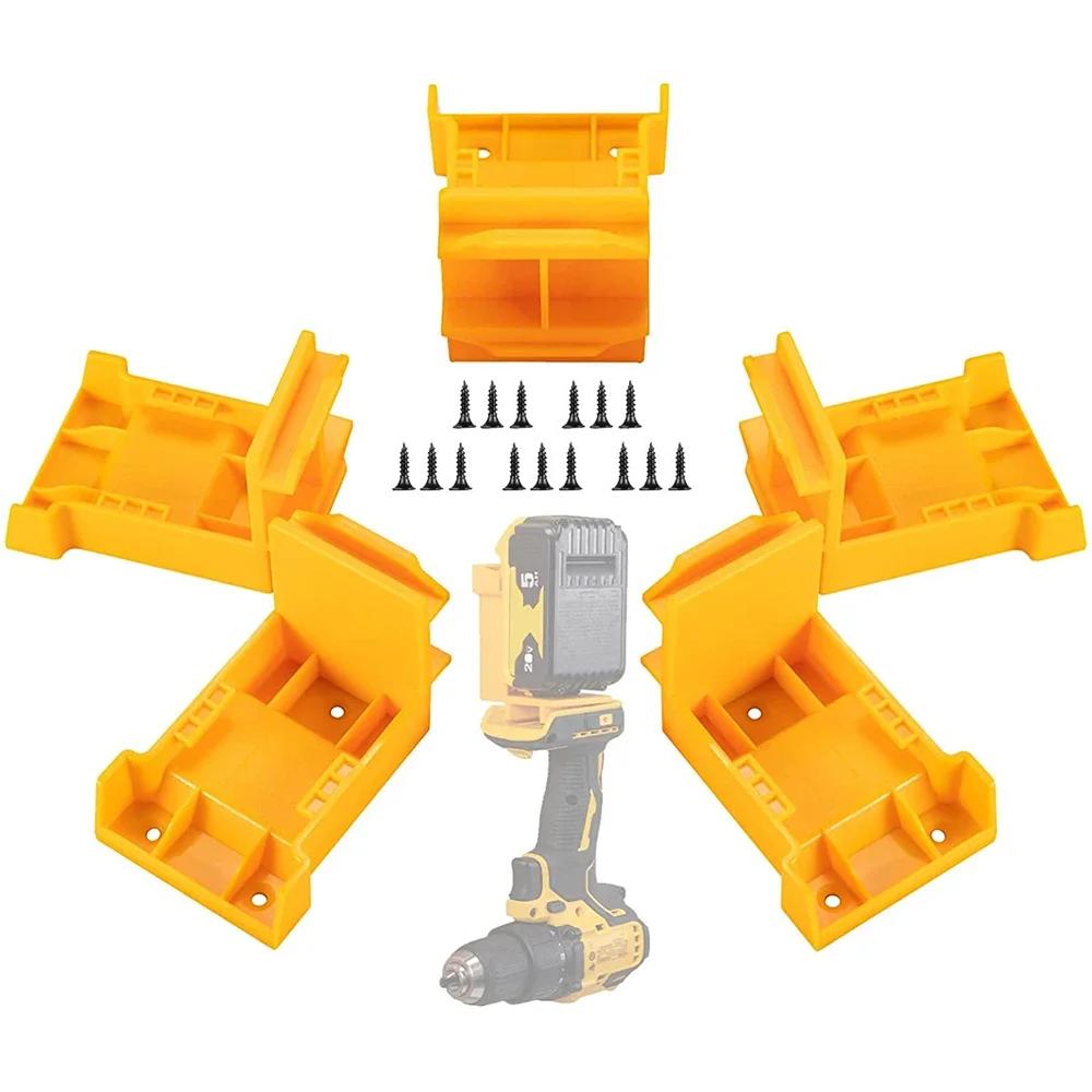 1PackTool Mount for Dewalt for Milwaukee 18V 11V Drill Tools Battery Holder Battery Mount Dock Holder Fixing Seat