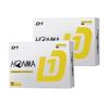 2 Dozen D1 Yellow Golf Balls, Honma Golf 2024.
