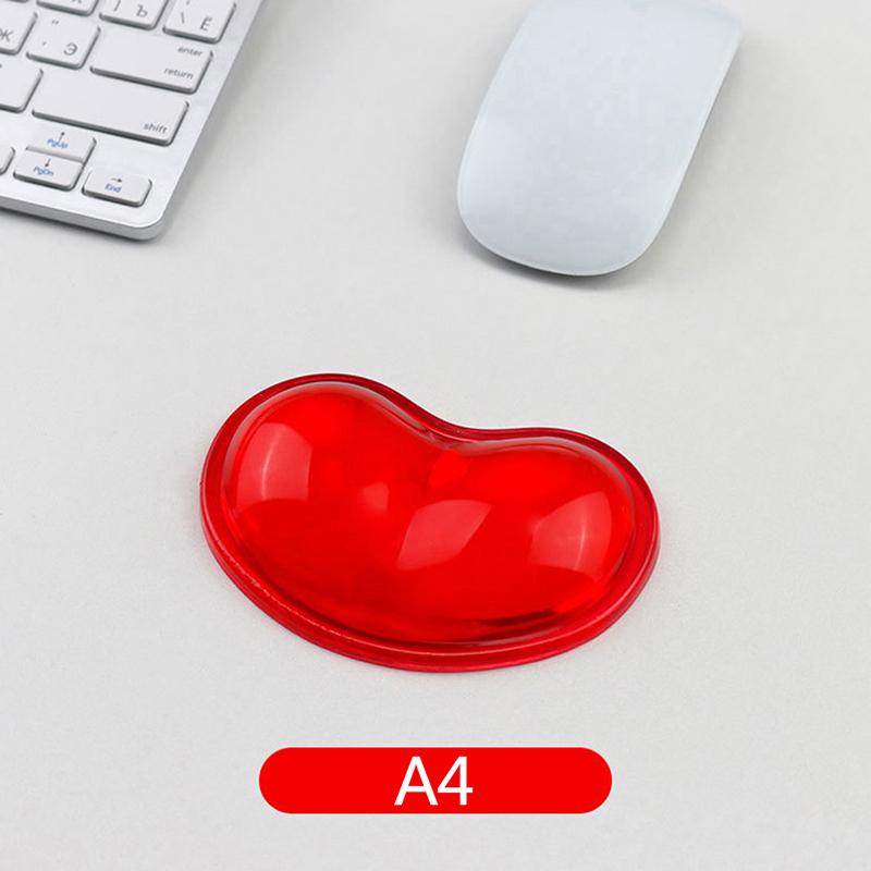 Quality Wavy Comfort Gel Computer Mouse Hand Wrist Rests Support Cushion Pad,Fashion Silicone Heart-Shaped Wrist Pad