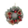 Christmas Garland Vivid Lifelike Pine Needles Christmas Decorative Garland for Front Door Home