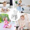 Step Stool For Kids Bunny Dinosaur Foldable Step Stool With Back Support Thickened Decorative Small Sitting Stool For Home