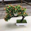 Blooming Bouquet Artificial Flower Tree Pot Bonsai Stage Garden Wedding Party Balcony Decor