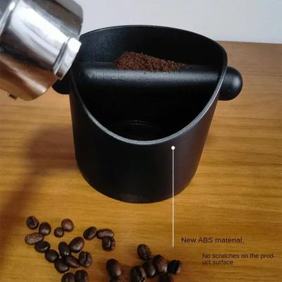 Coffee Knock Box, Shock-Absorbent Espresso Knock Box for Barista Coffee Grind, Anti-slip Espresso Dump Bin Grind Waste Bin