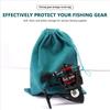 Universal Fishing Tackle Storage Bag Durable And Soft Flocking Material Bags For Outdoor Camping Portable