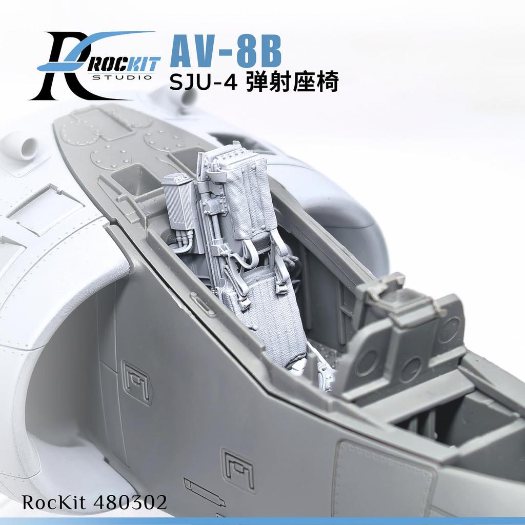 Rokit Studios McDonnell Douglas Harrier II Ejection Seat UMa Plastic Model Parts RKS480302 1/48 AV-8B SJU-4 (for Models) (Airplane)