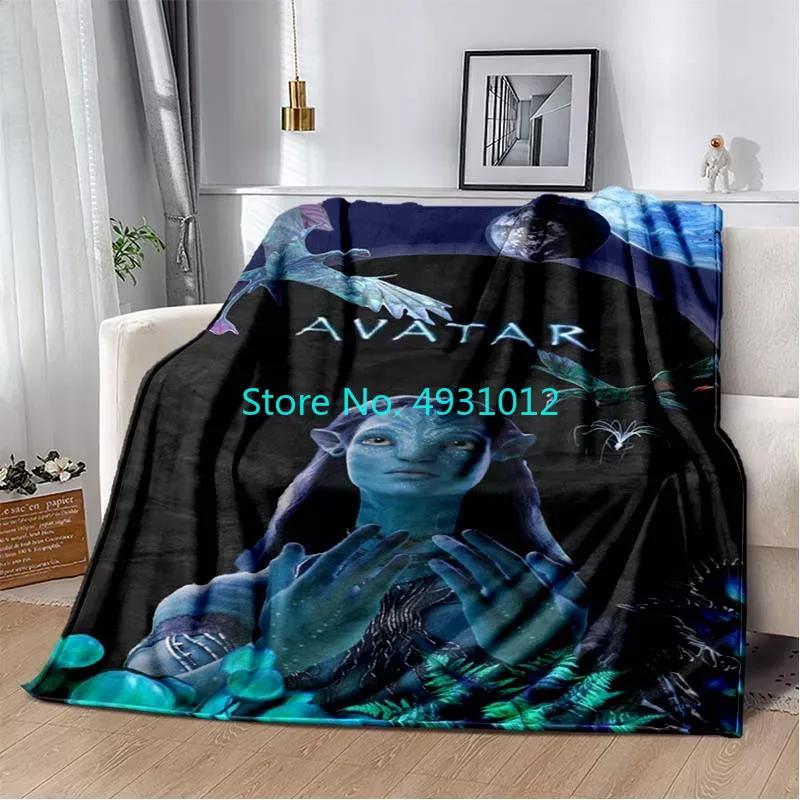 Coperta morbida in peluche Anime Avatar 70x100 cm Morbida Coperta in flanella di agnello Sherpa 3D Regalo per neonati e bambini Plaid Divano Camera da letto