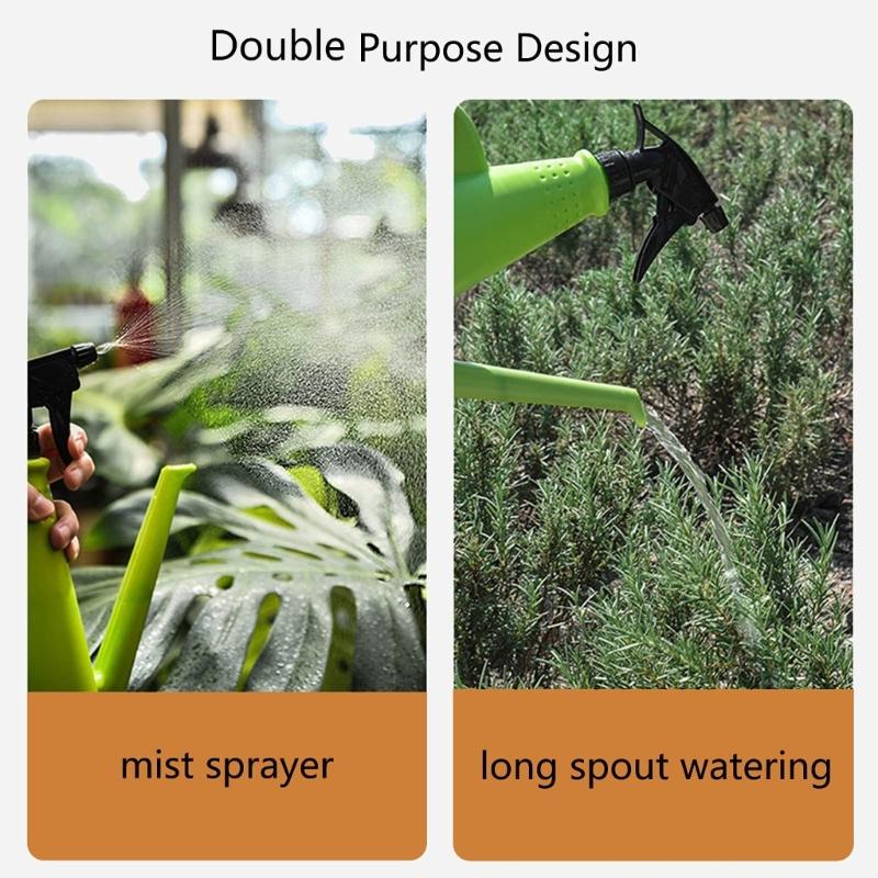 Ergonomic Pressure Sprayed Bottle Watering Can 850ml Capacity 360 Degree Rotating Sprinkler Fit for Indoor Outdoor Plant