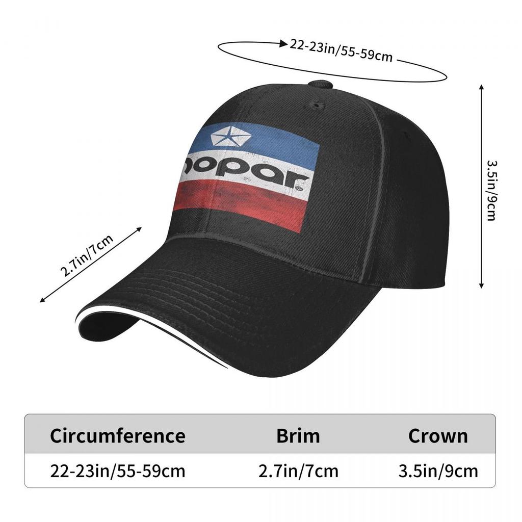 Mopar-T-shirt Afflitta Logo Cappelli Unisex Cappelli Per Unisex Cappello Unisex Cappello Estivo Unisex Cappellino da Baseball