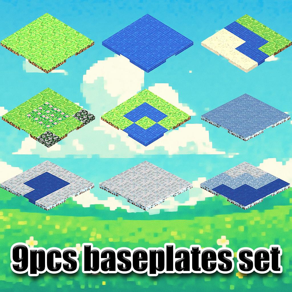 

Набор коробок для хранения магнитных строительных блоков Может вмещать фигурки Магнитный кубик Пиксельный стиль Модельная базовая пластина Игрушки Дети 2025 Подарок