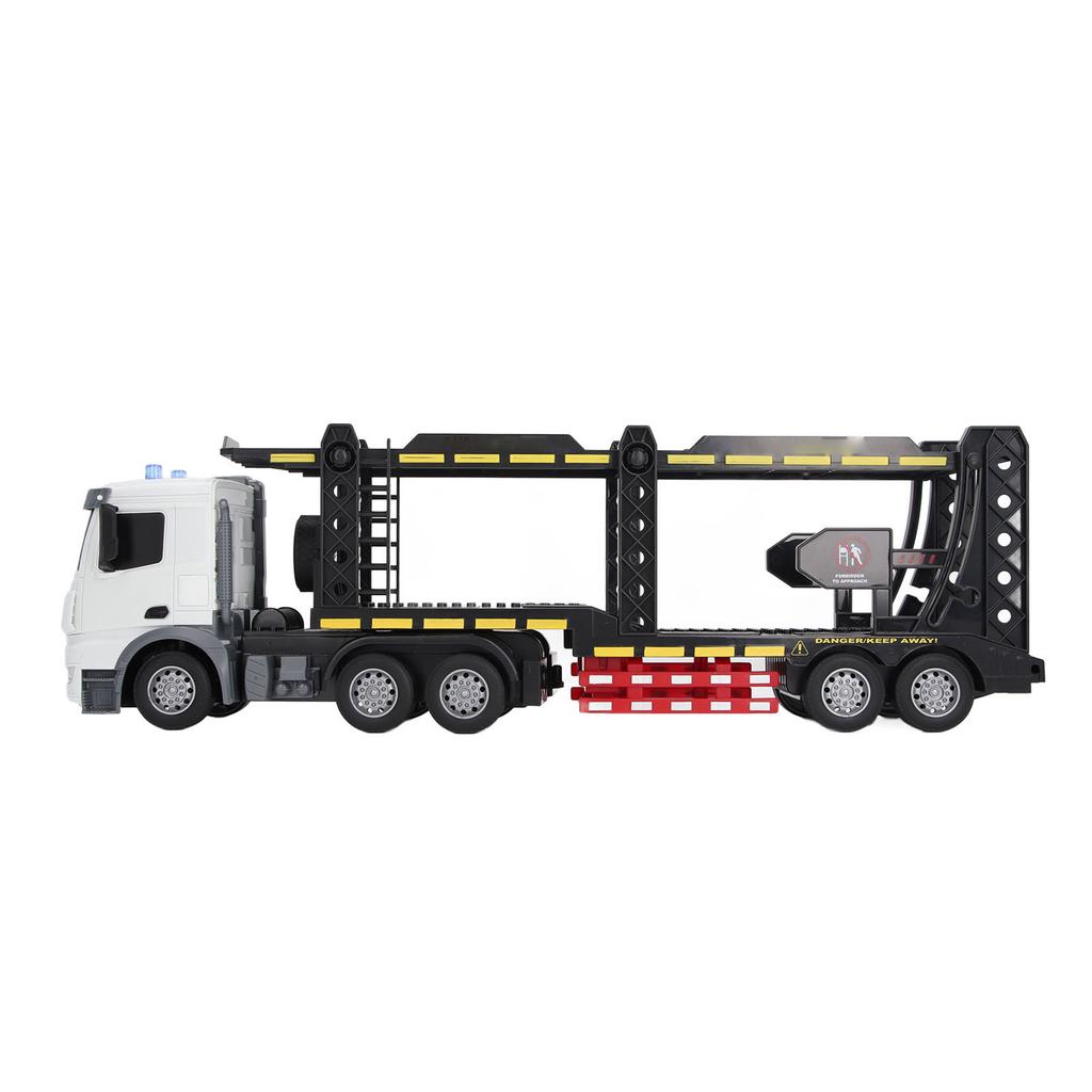 RC Transporter Truck Remote Control Trailer RC Car Toy 2 Tier Body Detachable Light Sound USB