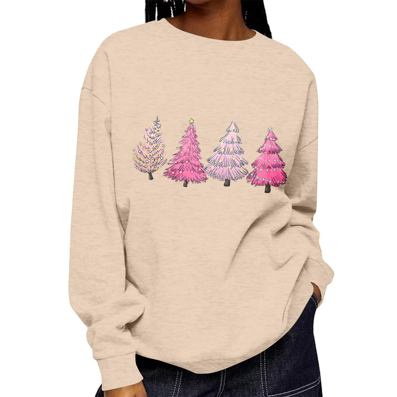 

Женская модная повседневная свободная толстовка с круглым вырезом и длинным рукавом, однотонная S хаки