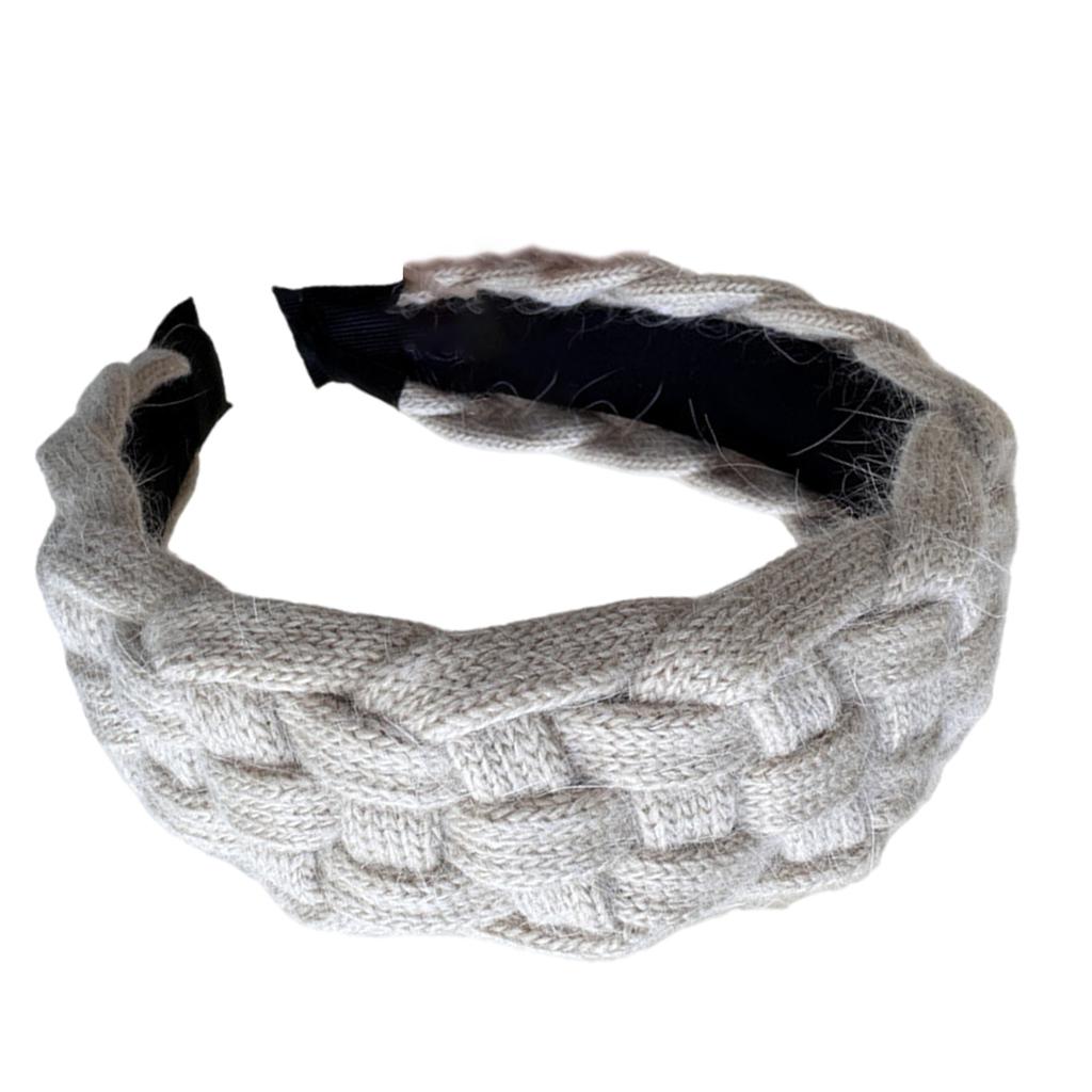 Fashionable Wide Braided Headbands for Women Stylish Headwear Casual Hair Accessories Headpieces for Party Work