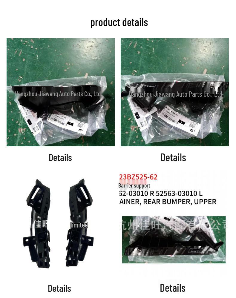 Toyota 2023 BZ3 Rear Bumper Bracket Set (52155-03010 R, 52156-03010 L)